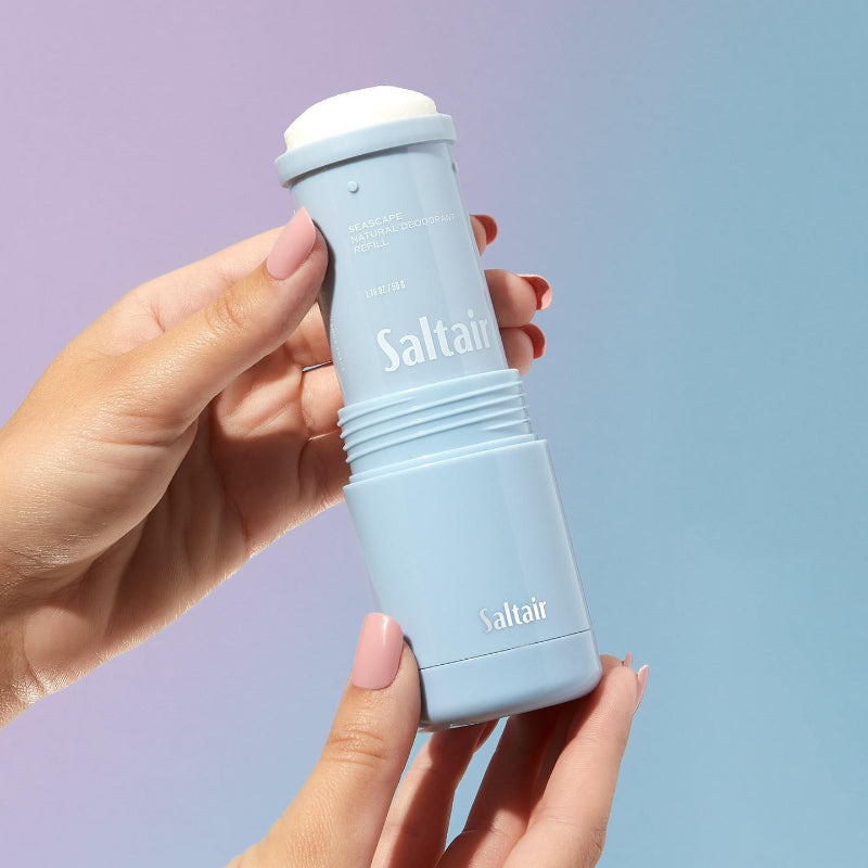 Organic Refillable Deodorant – 24-Hour Protection with Seascape Scent