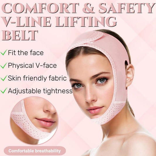 V-Shape Face Lifting Bandages – Contour Jawline, Reduce Sagging & Boost Circulation